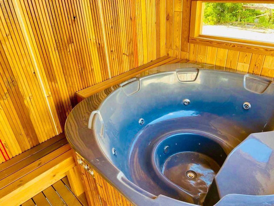 ЕКОГЛОГІЧНО! Чан! Баня! Джакузі! Спа-купелі! Баня з чаном джакузі!