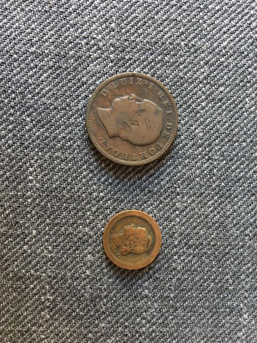 Moedas antigas de colecção