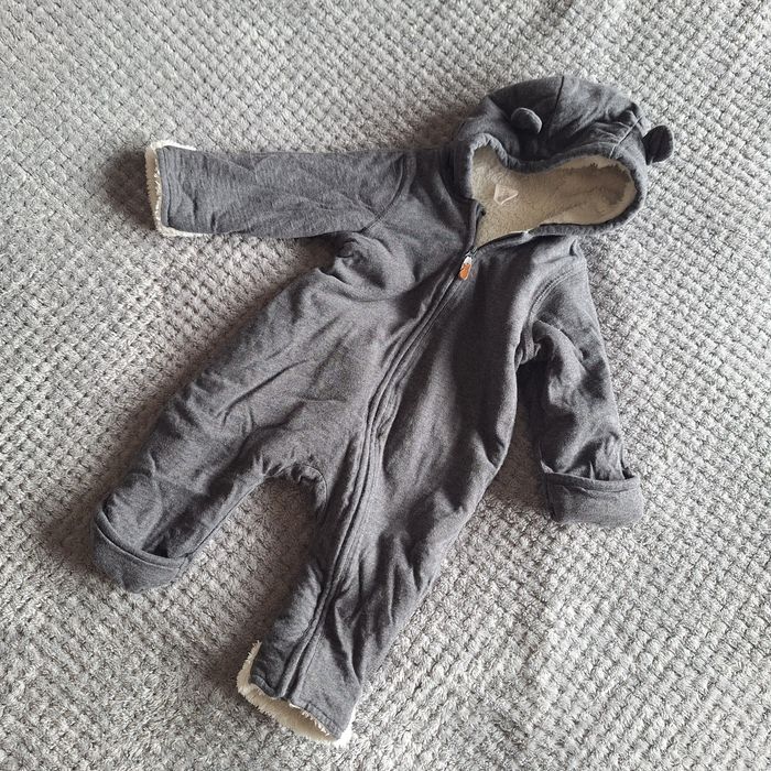 Kombinezon hm h&m 68 szary jesień wiosna