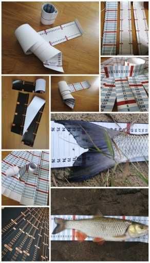 Miarka wędkarska MATOMIARKA 130cm MIARKOMATA mata do ryb