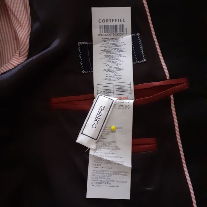 Fato cinzento escuro Cortefiel