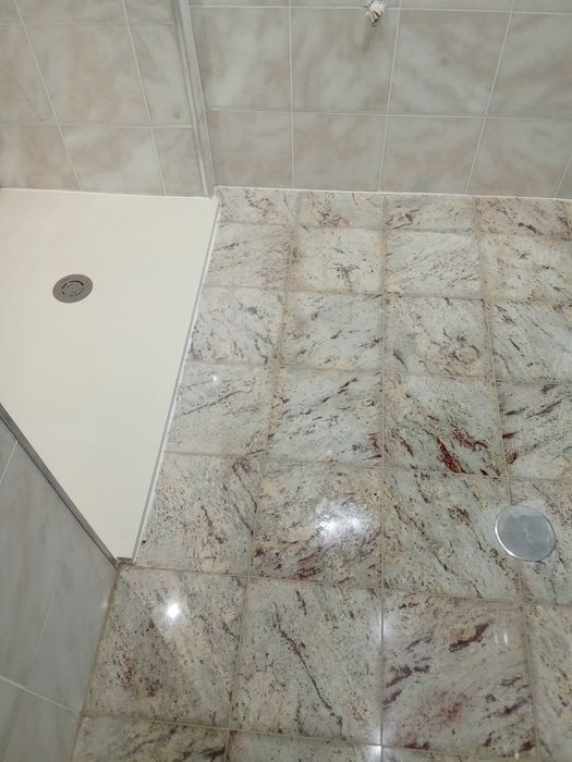 Pintura e ladrilho