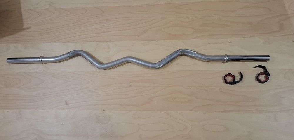 Barra W 120cm 6 KG + 2 bloqueadores - Diâmetro 28mm €30