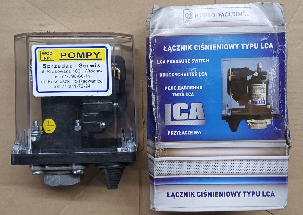 Łącznik ciśnieniowy typ LCA.