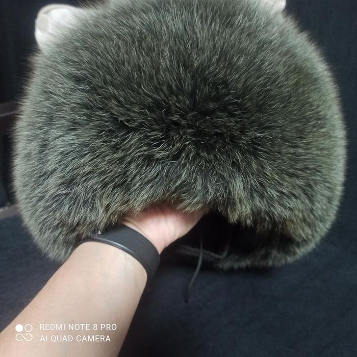 Шапка женская песец