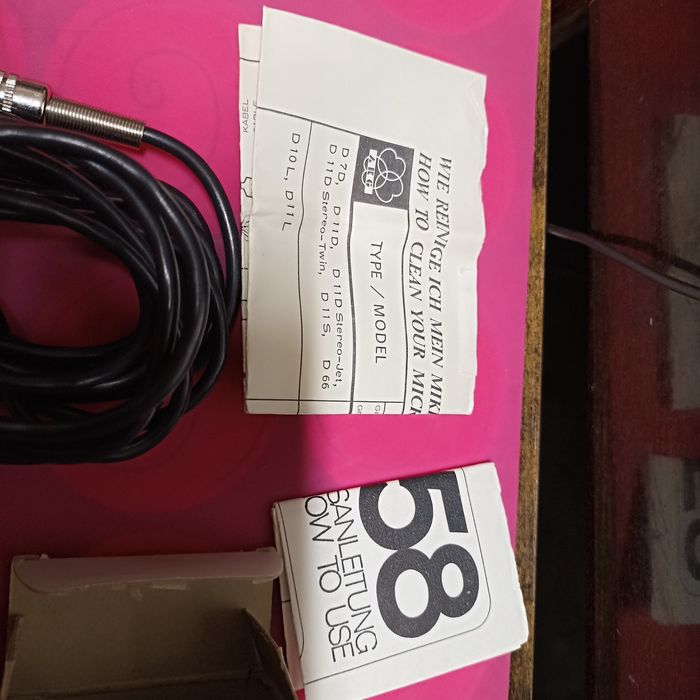 AKG D58 200 mikrofon dynamiczny retro