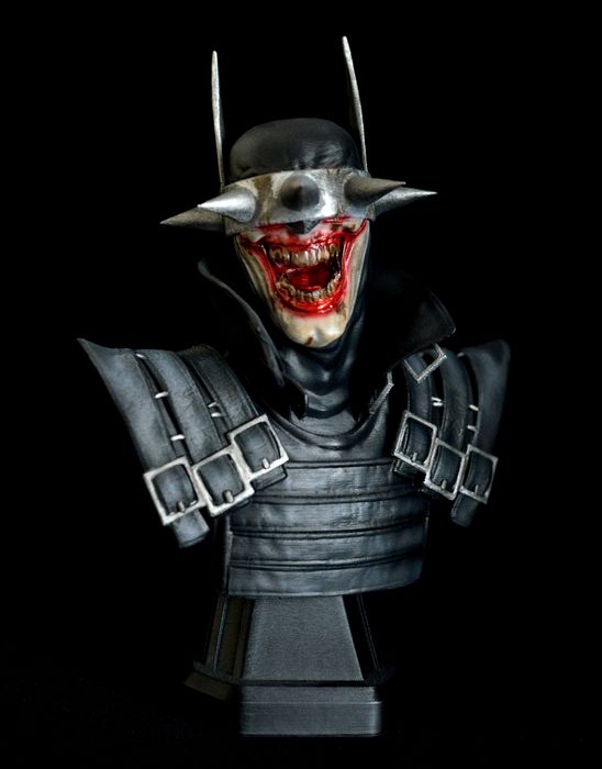 The Batman Who Laughs – Busto Impresso em 3D e Pintado à Mão | NexoStudios
