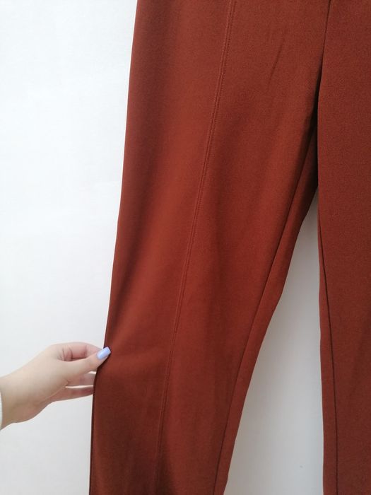 Calças Castanhas Flare