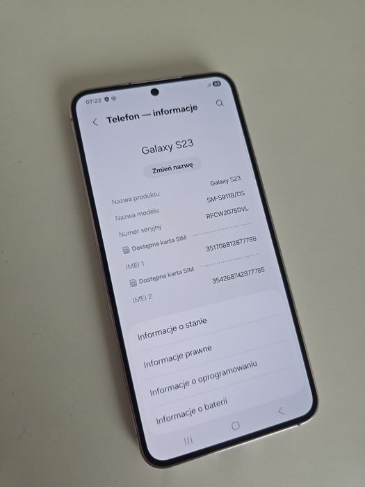 Smartfon Samsung s23 256gb