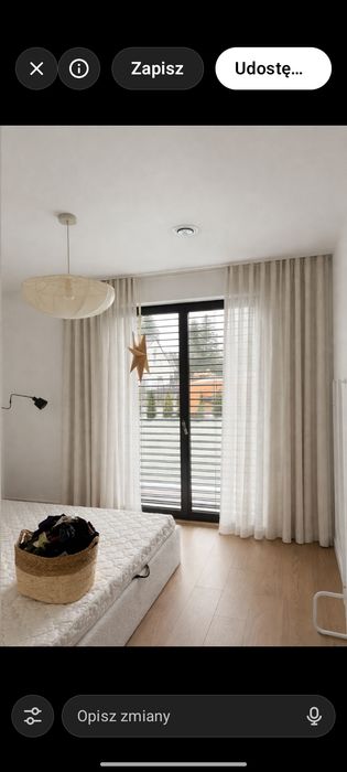 Szycie zasłon, firan, roletki rzymskie