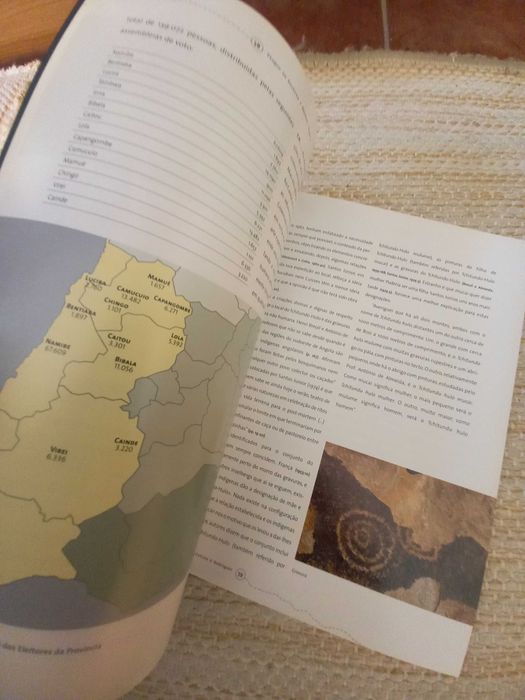 Livro álbum sobre uma viagem a Angola