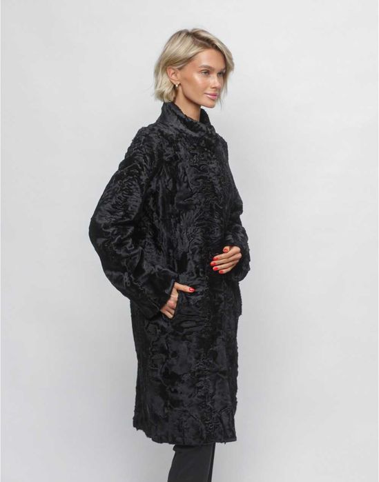 Пальто Италия Шуба из каракульчи Swakara