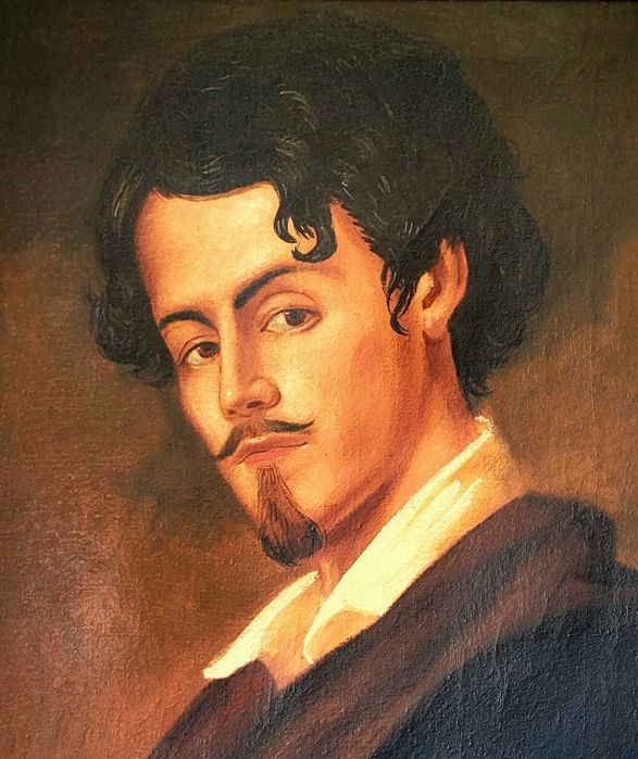 Retrato a óleo - Pintura Cusquenha