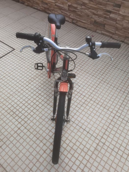 Bicicleta de Trekking Criança 9-12 Anos RIVERSIDE 500 24 Polegadas Preto Coral - BTWIN