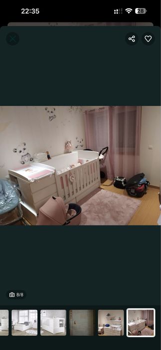 Berço bebé convertivel - cama criança - Trama bebecar