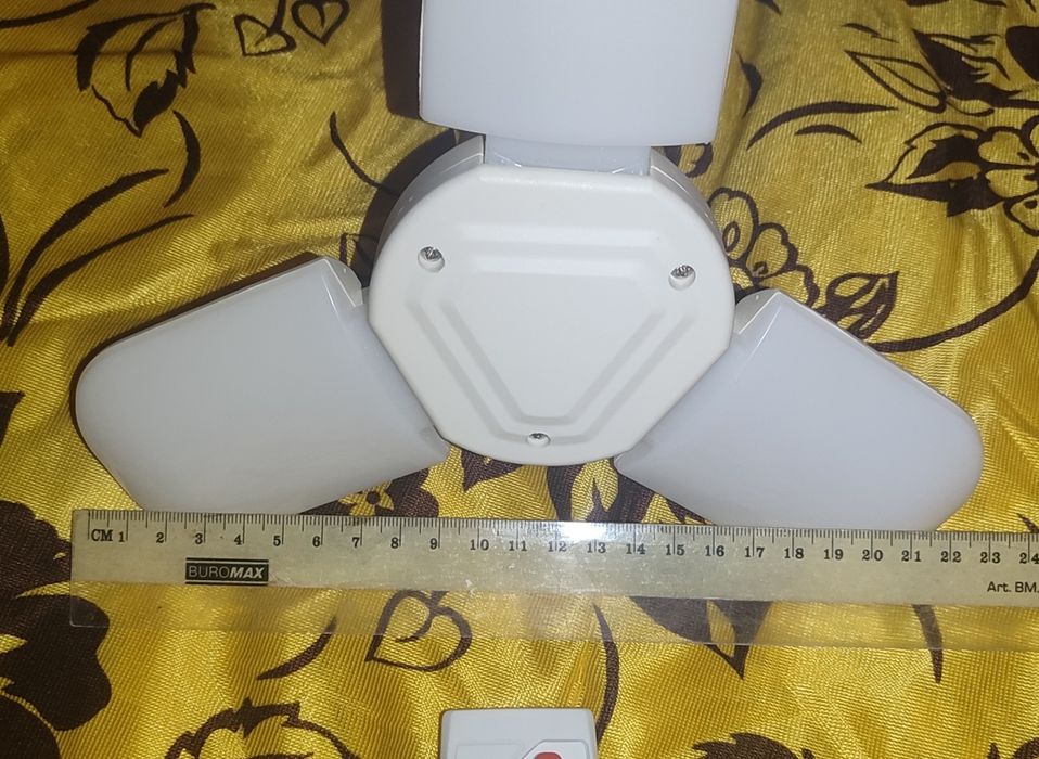 Складная LED лампа 18W + Патрон с пультом ДУ и таймером (E27)
