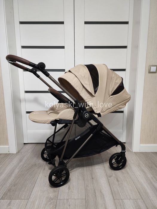 Cybex Melio Almond beige 2 в 1 Сайбекс Меліо бежева
