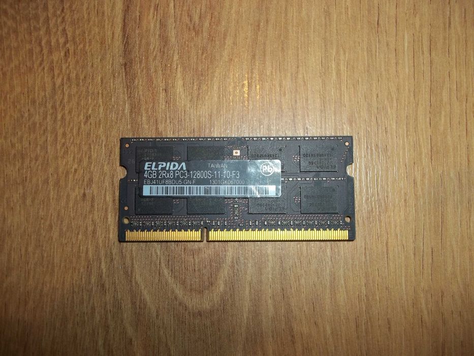 Память до ноутбука ELPIDA DDR3 4Gb 12800S 2Rx8.