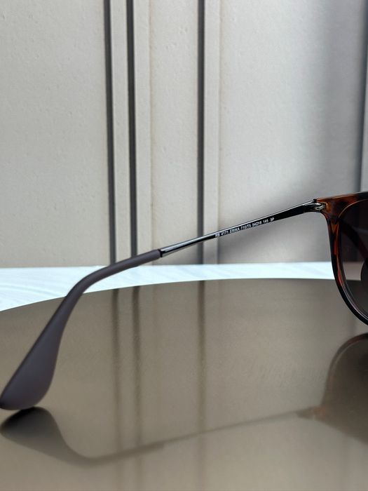 Сонцезахисні окуляри Ray-Ban Erika RB4171 гавана коричнева лінза круглі жіночі оригінал