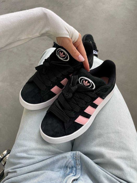 Adidas Campus 00S Black Rose (36-41) Кеды Женские Кампусы