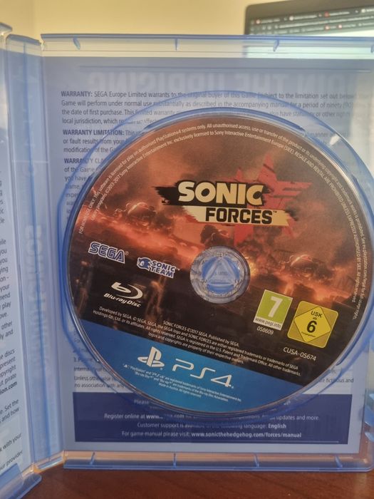 Jogo ps4 Sonic  Forces