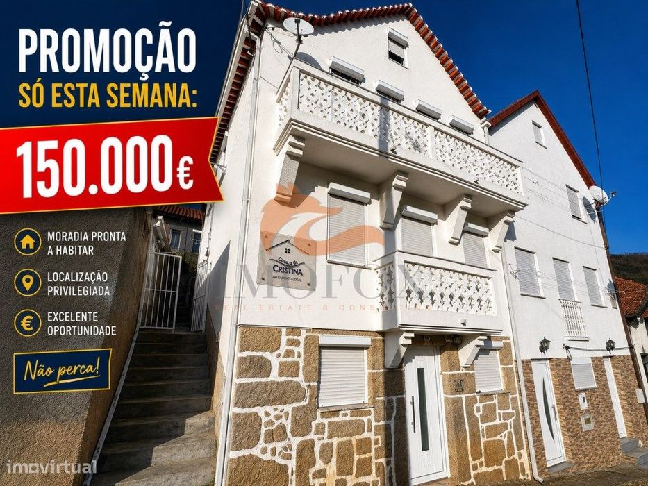 Casa de aldeia com 4 quartos e Alojamento Local ainda a funcionar e...