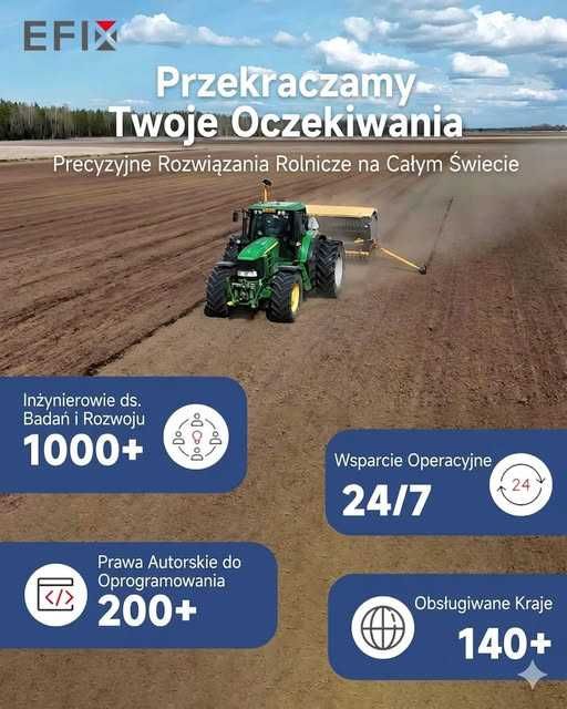 Nawigacja rolnicza EFIX eSTEER20 MAX ISOBUS Tc Sc Geo !!PROMOCJA!!