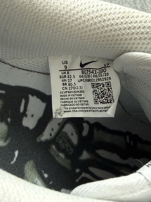 Nike Air Force 1 Skeleton OG 2018 White – 42.5