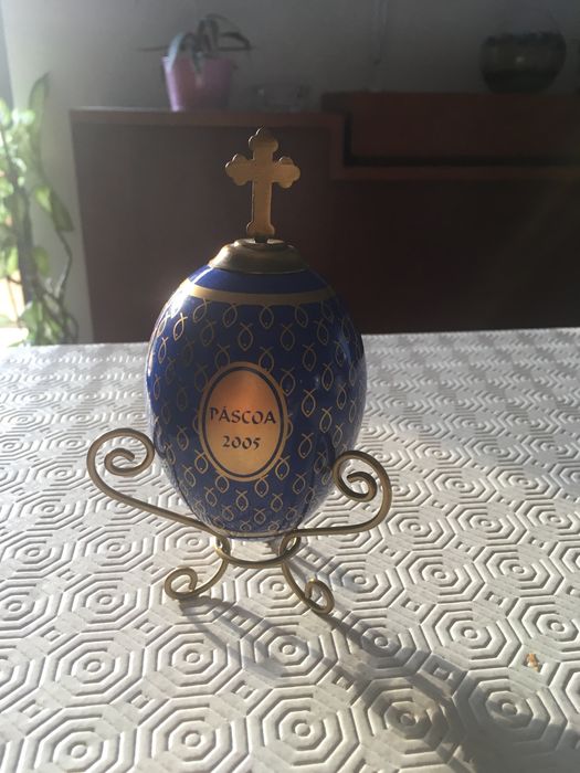 Ovos decorativos coleção Philae réplica Fabergé