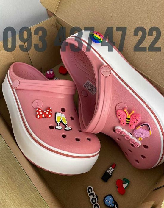 Жіночі Крокси Сабо Crocs Crocband Platform на Платформі Crocs Crocs
