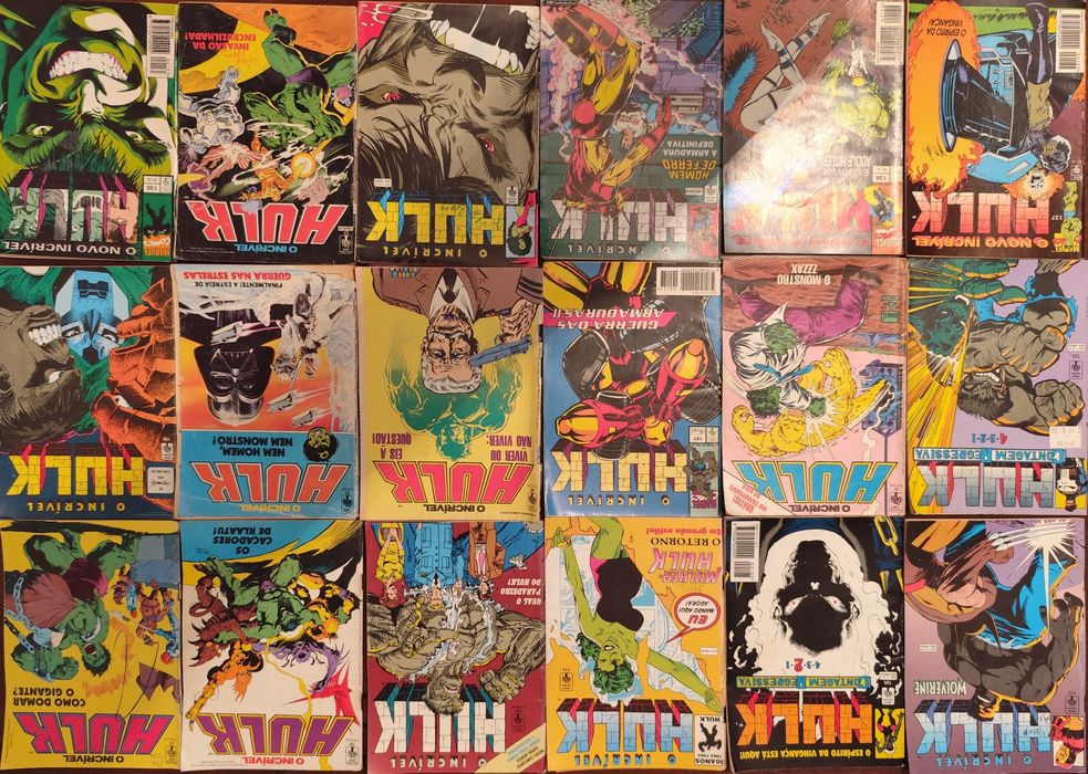 40 Revistas incrível hulk