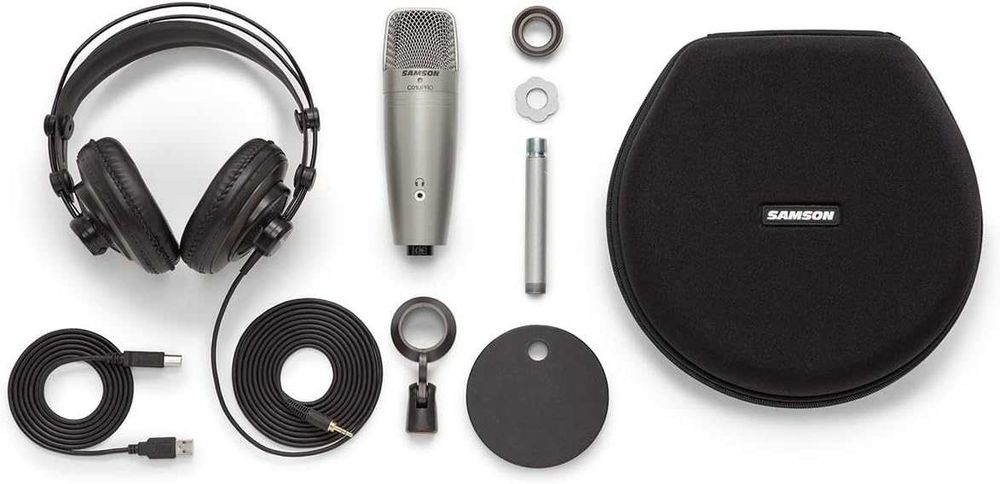 Mikrofon USB Samson C01U Pro Zestaw Podcastowy z mikrofonem i Słuchawkami