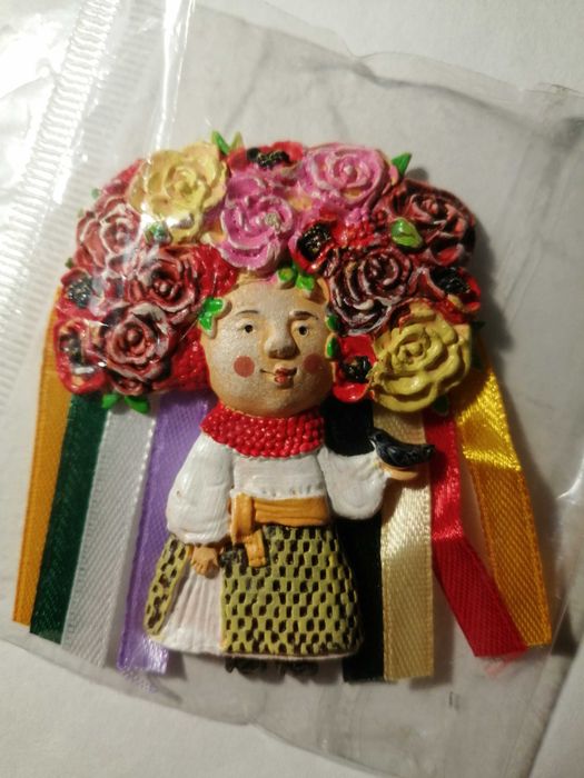 Новий магніт на холодильник "Україночка"