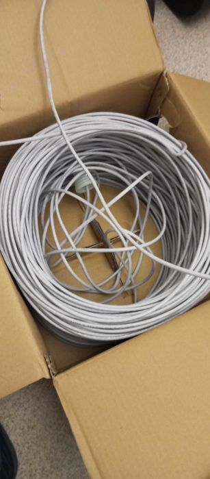 Кабель мережевий GEAR cat. 5e UTP-CCA-4Px2x0.5 в коробке 156м