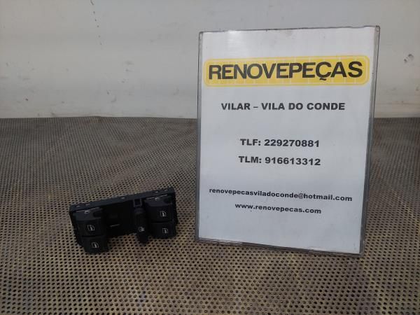 Comando / botão / interruptor vidros frente esquerdo SKODA Octavia II