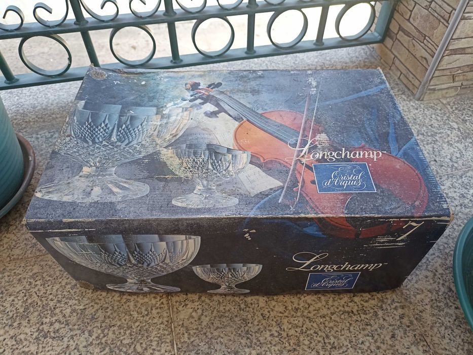 Taças de cristal de vários tamanhos Longchamp