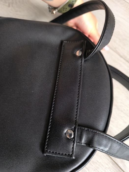 Plecak Wittchen, czarny skórzany