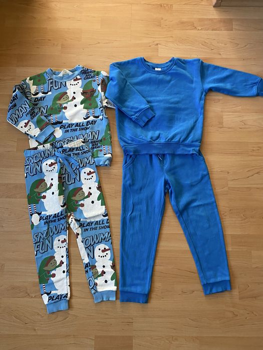 Dwa dresy H&M  116+gratis bluzeczka.