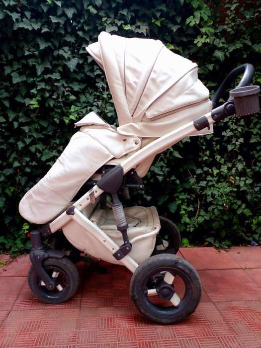 Візочок 3 в 1 ( шкірозамінник) коляска 3 в 1