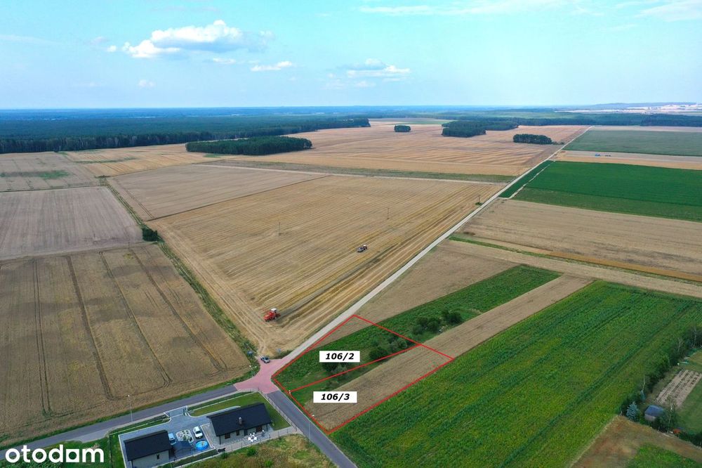 Atrakcyjne działki na skraju małej miejscowości, 4 km od Skwierzyny