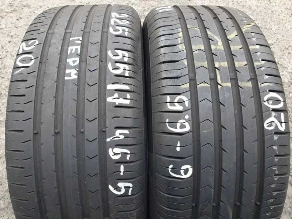 225/55 R17 97Y Continental PremiumContact5 Літо 2штуки шини б/у