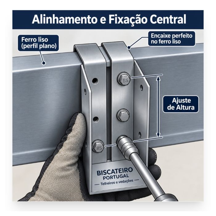 Suportes Metálicos para  bricolage em ferro – Feito à Mão  (4 ou 8 un.)