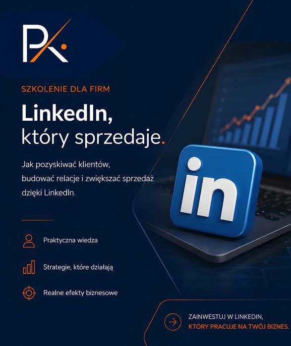 Szkolenie LinkedIn dla firm | Sprzedaż B2B | Social Selling | AI Szczecin