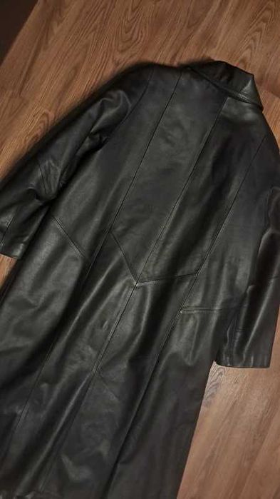 Kurtka płaszcz skórzany skóra naturalna L XL 40 42 wiosna