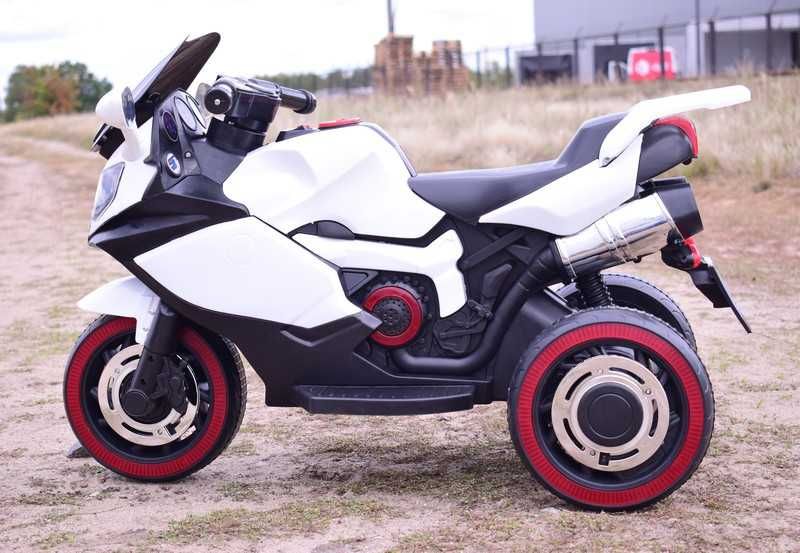 BAWIBUS.PL motorek MOTOR ŚCIGACZ 3 kołowy na akumulator jeździk auto
