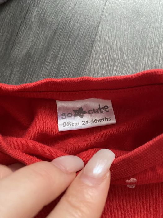 So Cute 92-98 cm 24-36 miesięcy dziecięca bluzka
