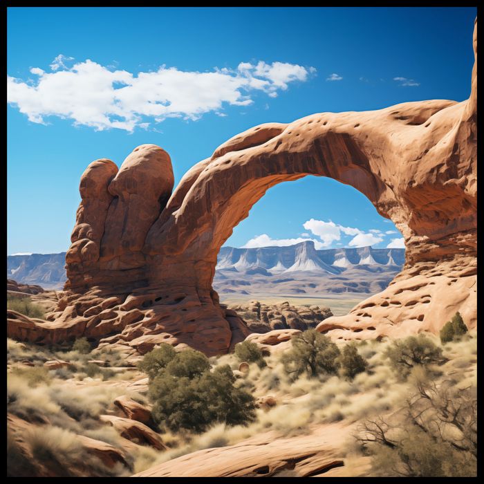 Plakat 100x100cm Triumf Natury