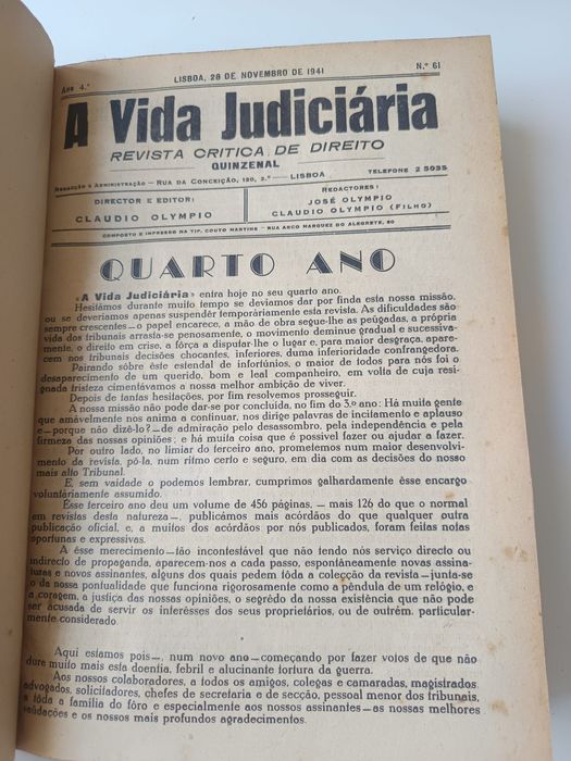 A vida judiciária (61-80)