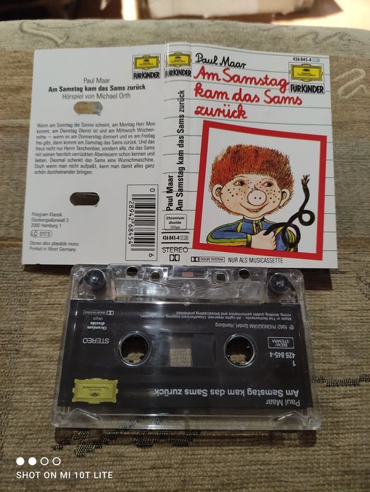 Paul Maar Am Samstag kam das Sams züruck Niemieckie Germany  kaseta