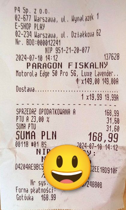 Motorola edge 50 pro Na Gwarancji